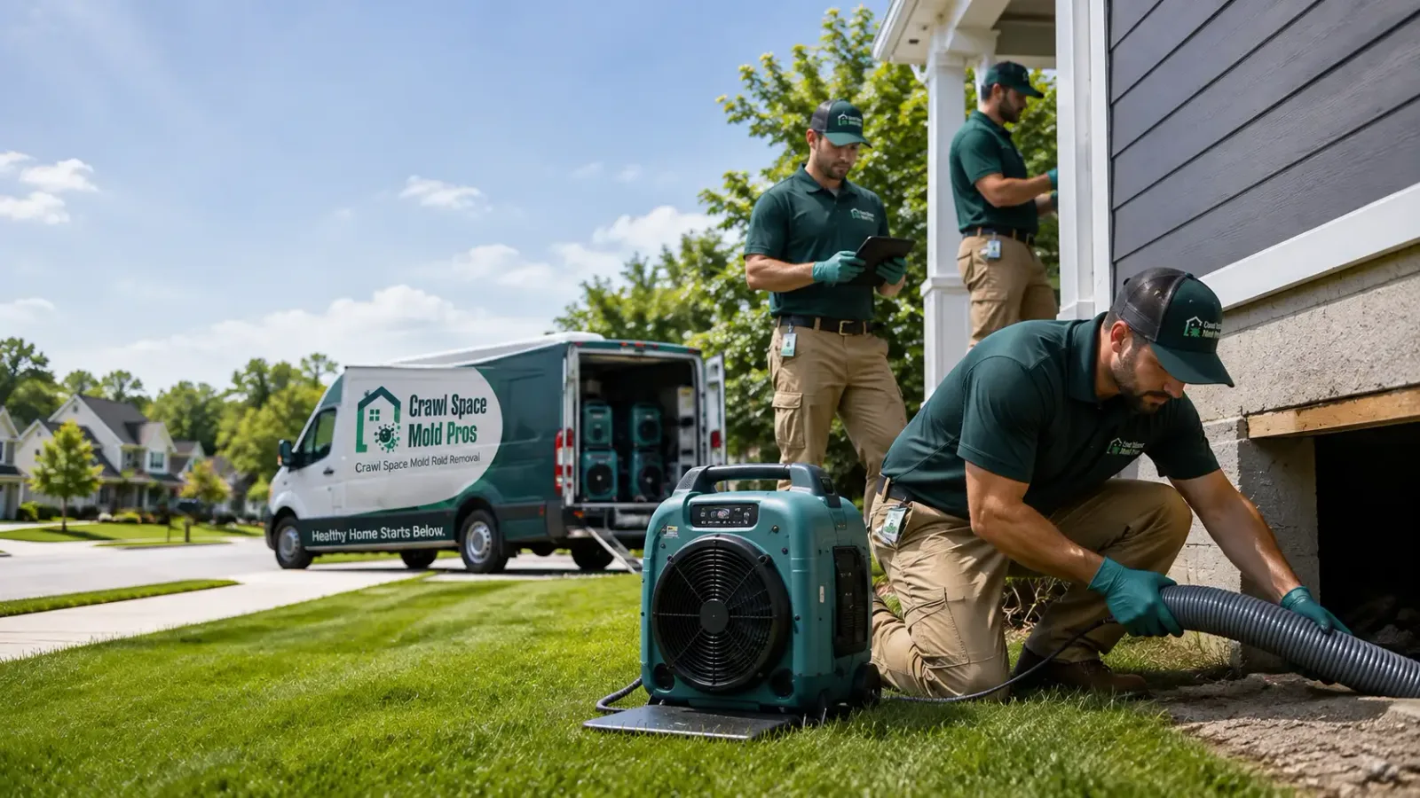 Crawl Space Mold Removal in Maple City, KS
